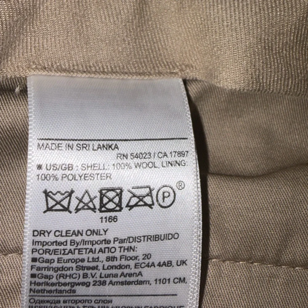 Brown 100% Wool Banana Republic Dress Pants